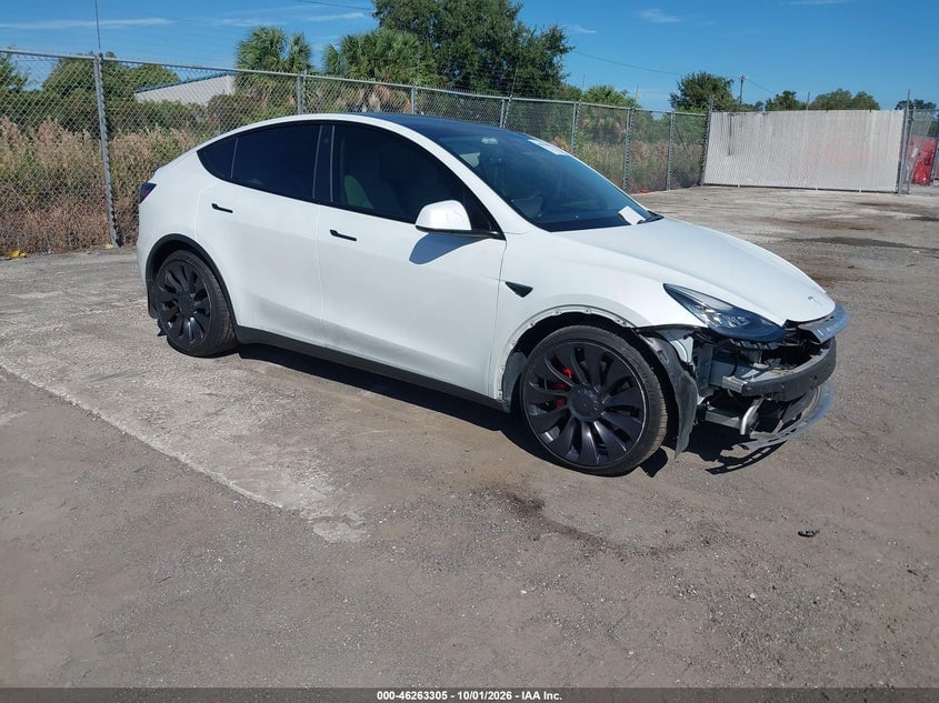 2021 TESLA MODEL Y PERFORMANCE DUAL MOTOR ALL-WHEEL DRIVE | 5YJYGDEF6MF073416 | UPCARS