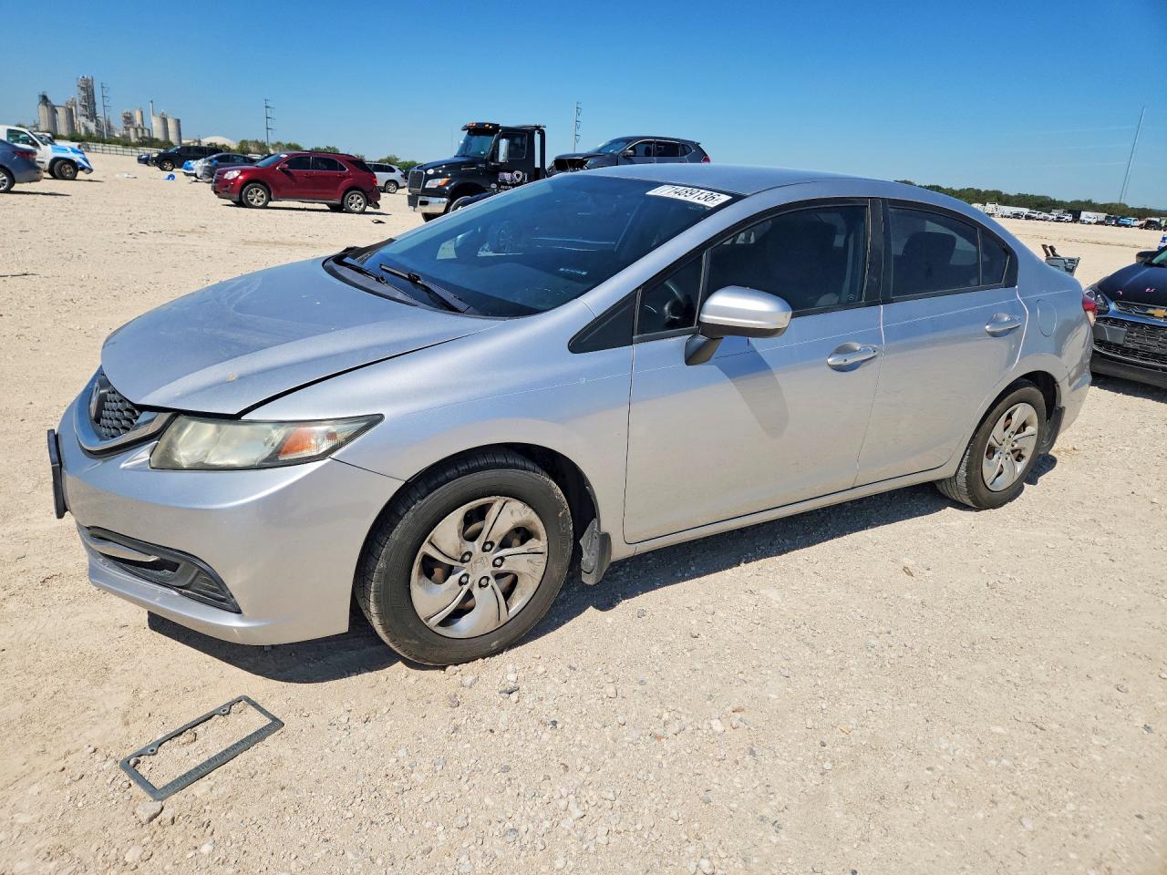 2014 HONDA CIVIC LX | 2HGFB2F56EH511154 | UPCARS
