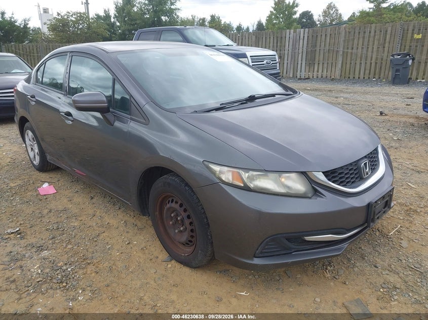 2014 HONDA CIVIC LX | 19XFB2F54EE210277 | UPCARS