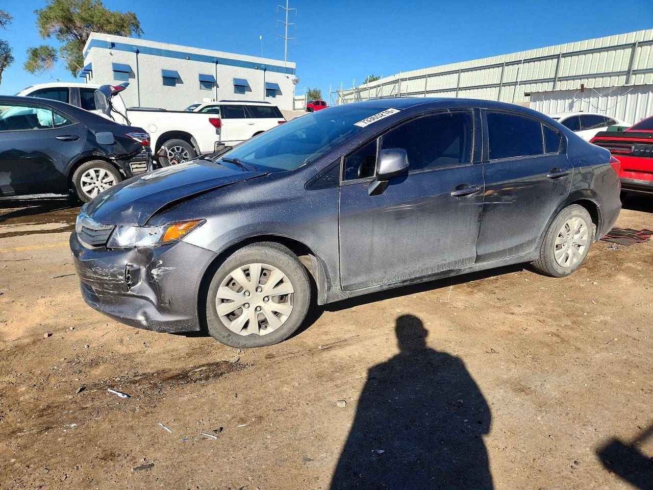 2012 HONDA CIVIC LX | 19XFB2F51CE331362 | UPCARS
