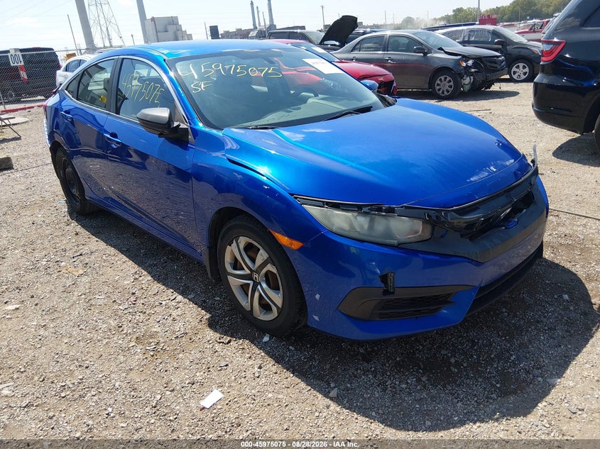2016 HONDA CIVIC LX | 19XFC2F55GE010802 | UPCARS