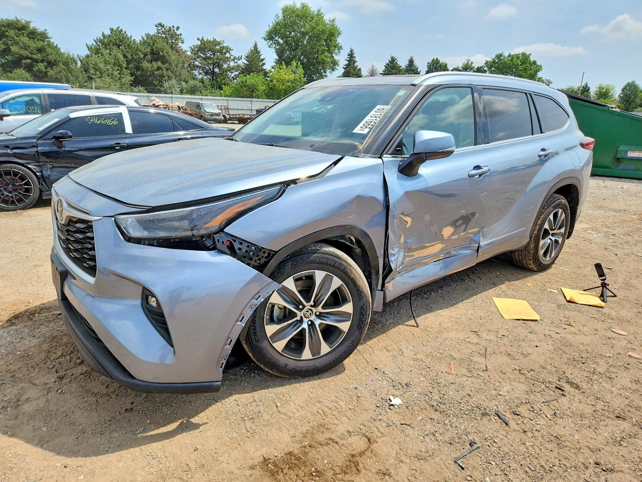2022 TOYOTA HIGHLANDER XLE | 5TDHZRBH1NS232465 | UPCARS