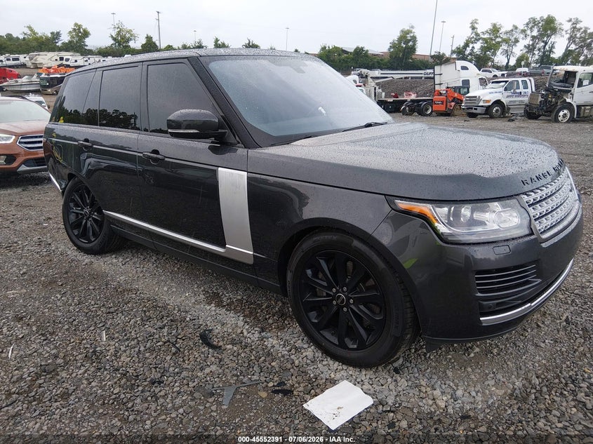 2016 LAND ROVER RANGE ROVER 3.0L V6 SUPERCHARGED HSE | SALGS2PF8GA296266 | UPCARS