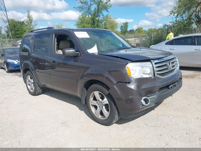 2014 HONDA PILOT EX-L | 5FNYF4H53EB031101 | UPCARS
