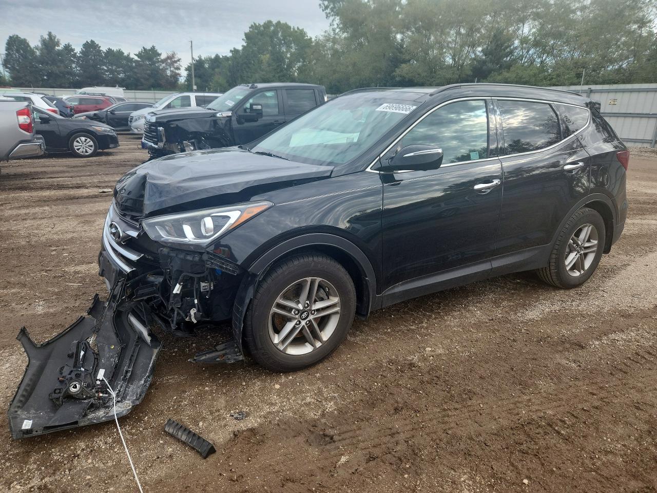 2018 HYUNDAI SANTA FE 2.4L | 5XYZUDLB3JG559585 | UPCARS