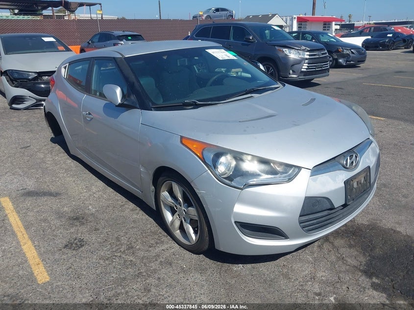 2012 HYUNDAI VELOSTER BASE W/GRAY | KMHTC6AD5CU028443 | UPCARS