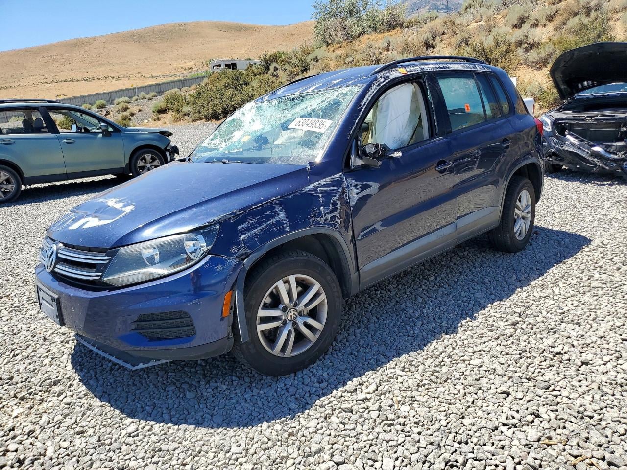 2016 VOLKSWAGEN TIGUAN S | WVGAV7AX2GW562169 | UPCARS