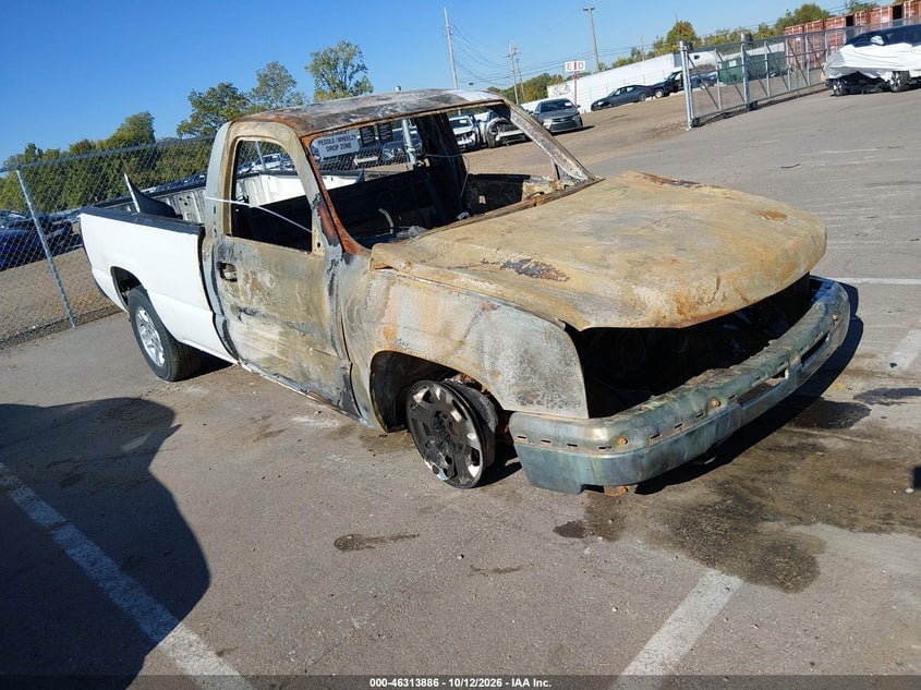 2006 CHEVROLET SILVERADO 1500 WORK TRUCK | 1GCEC14V06E237446 | UPCARS