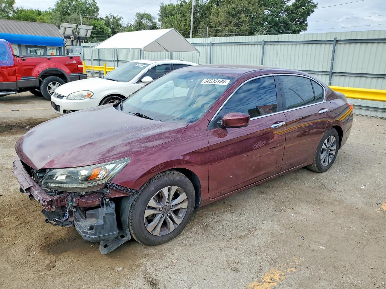 2014 HONDA ACCORD LX | 1HGCR2F37EA049621 | UPCARS