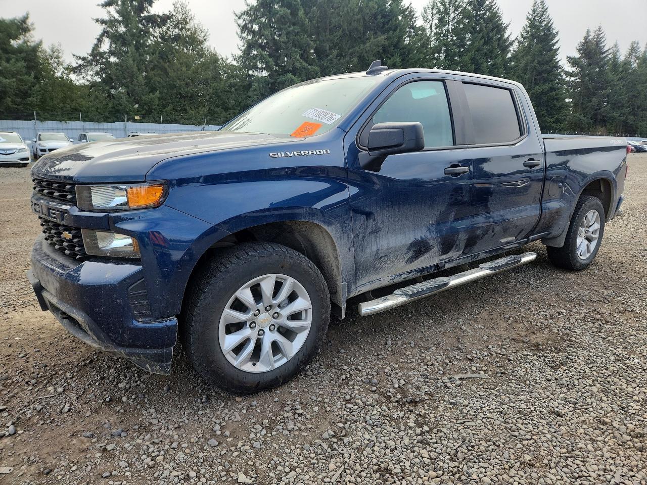 2021 CHEVROLET SILVERADO K1500 CUSTOM | 3GCPYBEK4MG136484 | UPCARS