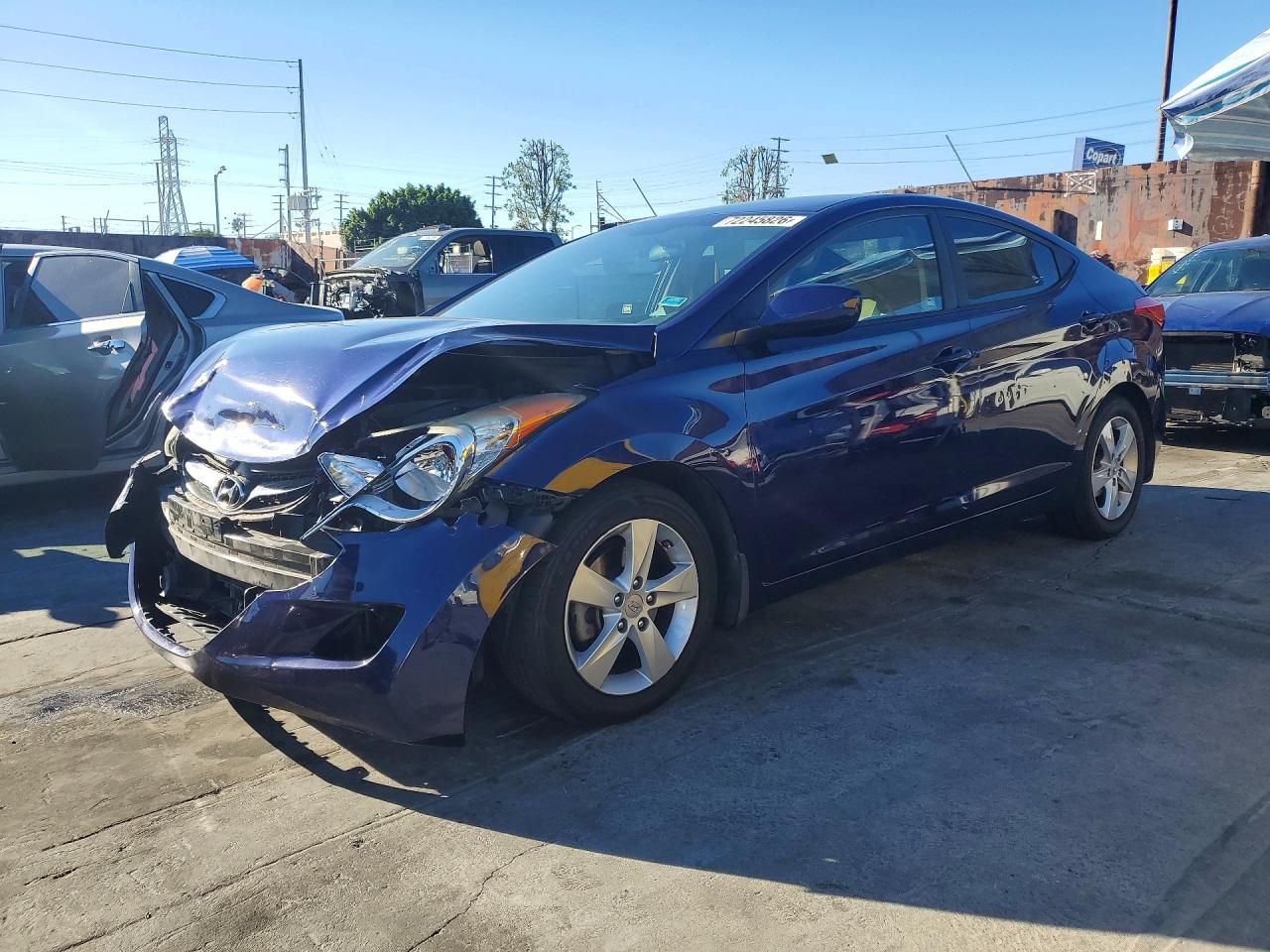 2013 HYUNDAI ELANTRA GLS | 5NPDH4AE7DH407088 | UPCARS
