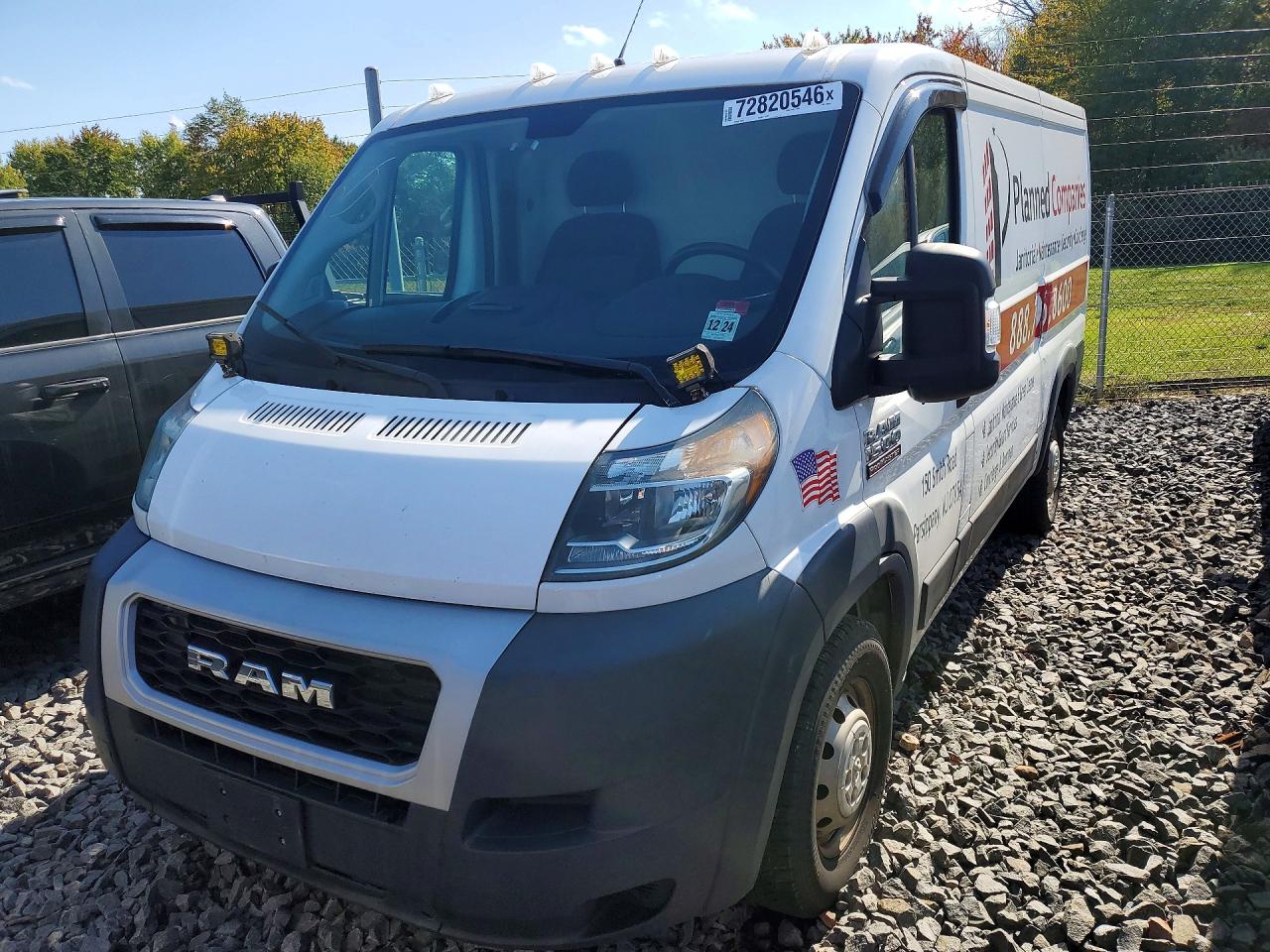 2019 RAM PROMASTER 1500 STANDARD | 3C6TRVAG4KE562612 | UPCARS