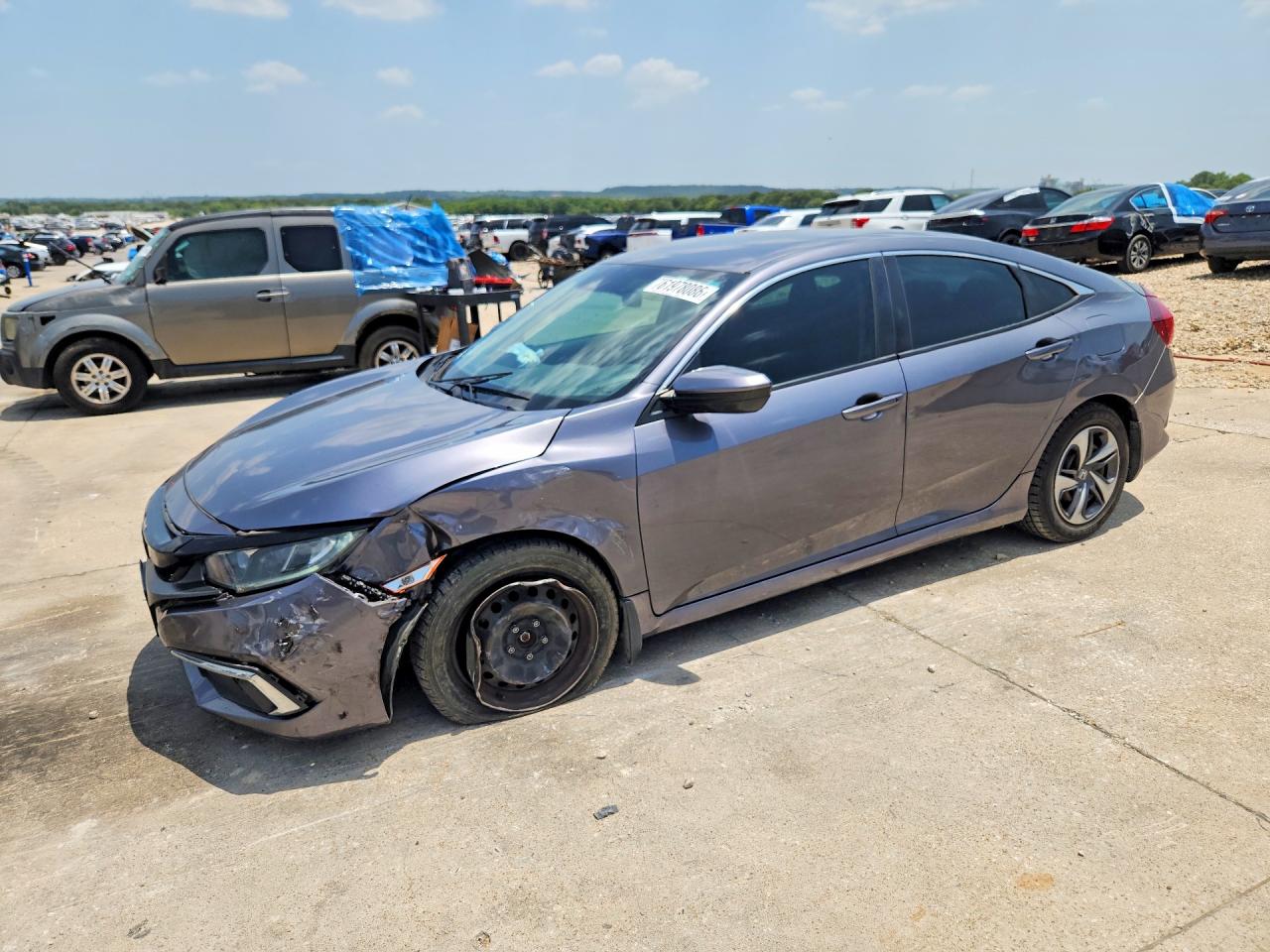 2021 HONDA CIVIC LX | 2HGFC2F68MH525870 | UPCARS