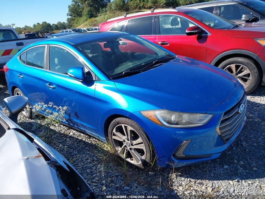 2017 HYUNDAI ELANTRA LIMITED | 5NPD84LF5HH051767 | UPCARS