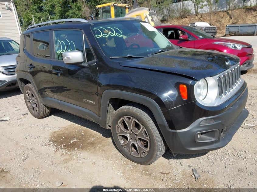 2017 JEEP RENEGADE LIMITED 4X4 | ZACCJBDB4HPF04753 | UPCARS