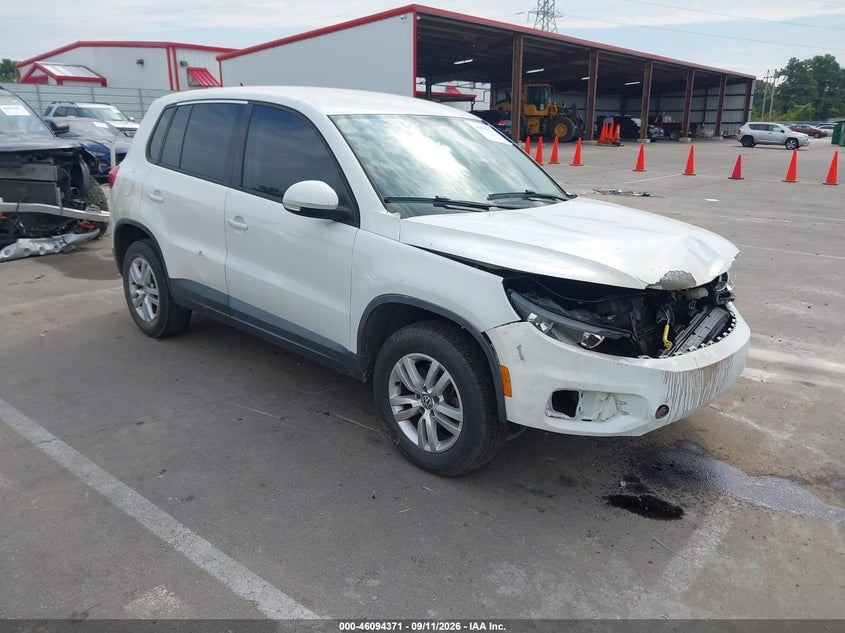 2014 VOLKSWAGEN TIGUAN S | WVGAV3AX7EW555465 | UPCARS