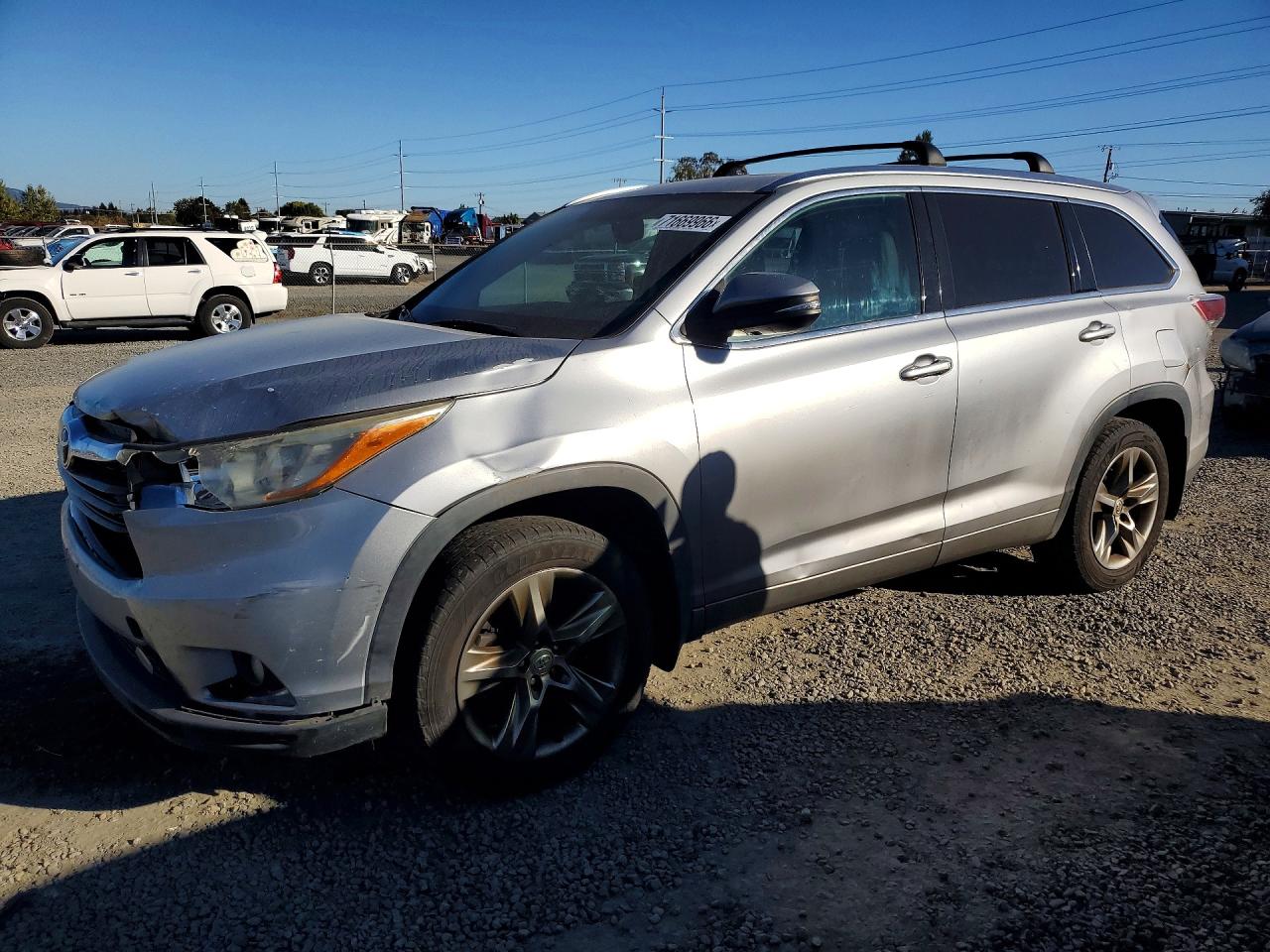 2015 TOYOTA HIGHLANDER LIMITED | 5TDDKRFH2FS154891 | UPCARS