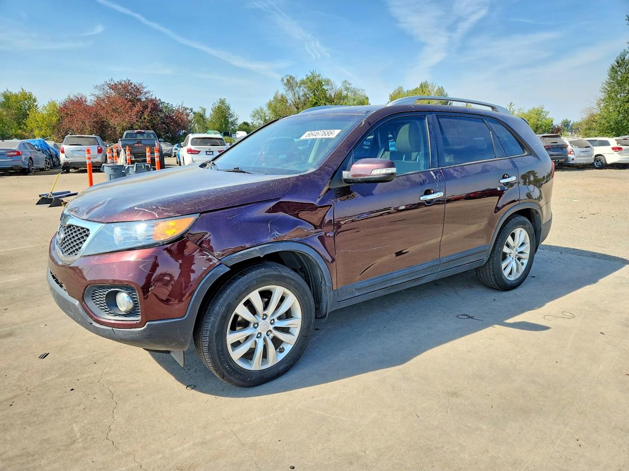 2011 KIA SORENTO EX | 5XYKU4A22BG071329 | UPCARS