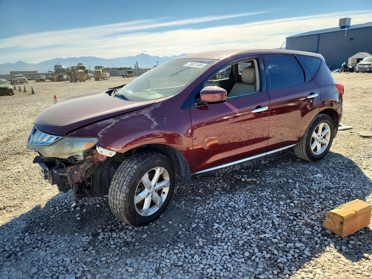 2009 NISSAN MURANO S | JN8AZ18W29W112628 | UPCARS