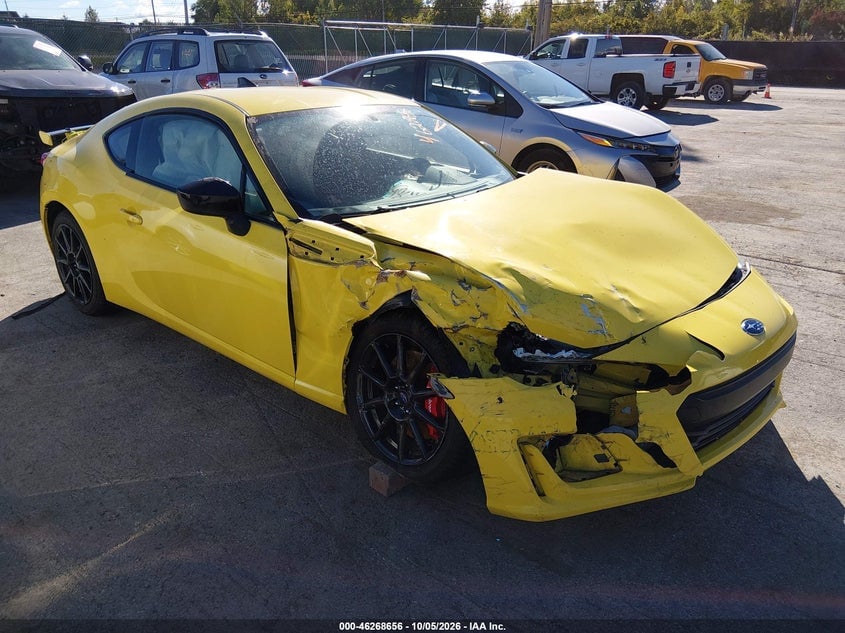 2017 SUBARU BRZ SERIES. YELLOW | JF1ZCAC11H9601312 | UPCARS