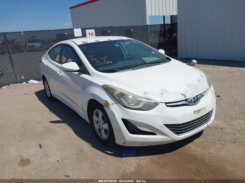 2014 HYUNDAI ELANTRA SE | 5NPDH4AE6EH525764 | UPCARS