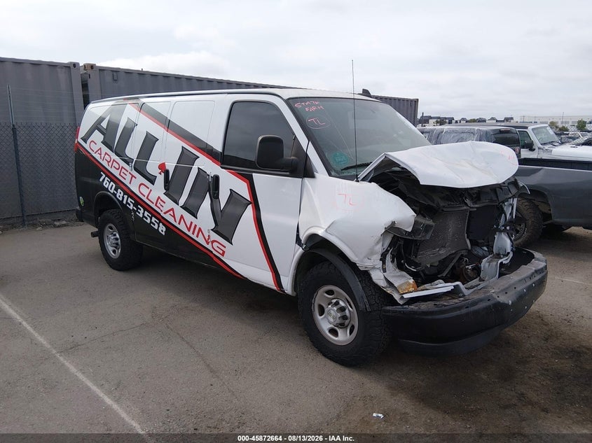 2021 CHEVROLET EXPRESS CARGO RWD 2500 REGULAR WHEELBASE WT | 1GCWGAFP1M1283945 | UPCARS