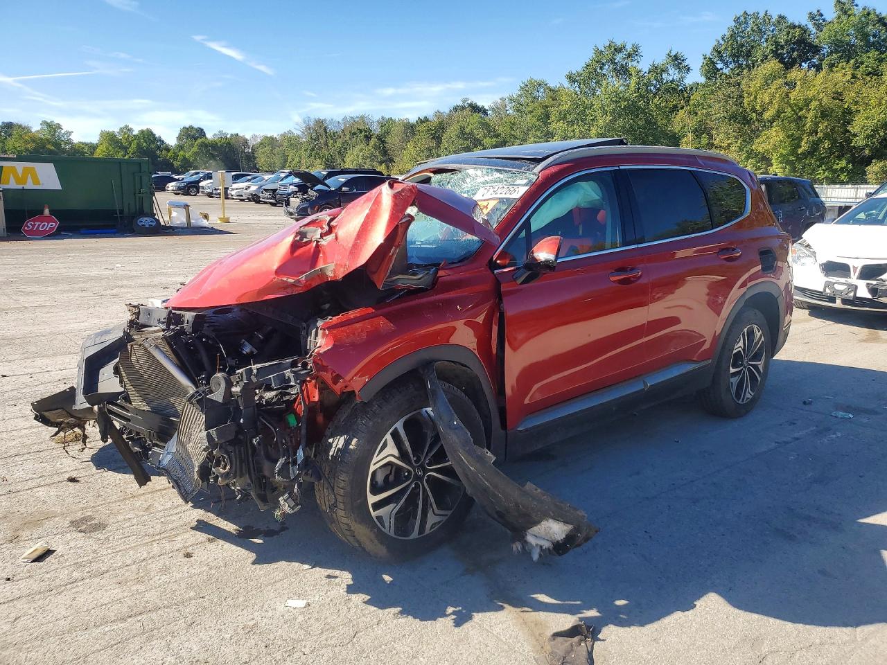 2019 HYUNDAI SANTA FE ULTIMATE 2.0T | 5NMS5CAA0KH014678 | UPCARS