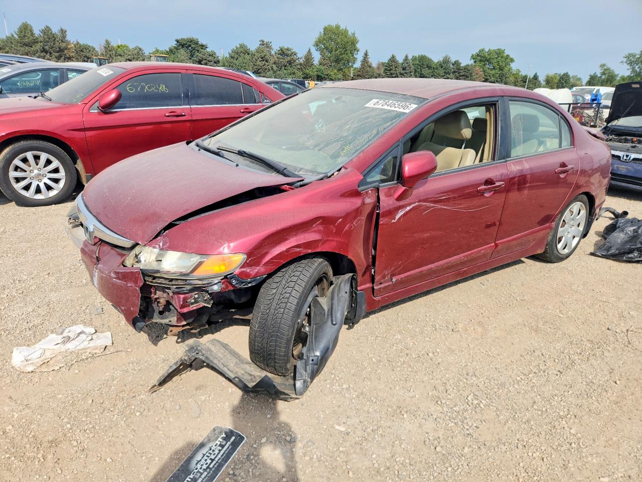 2007 HONDA CIVIC LX | 1HGFA16547L093972 | UPCARS