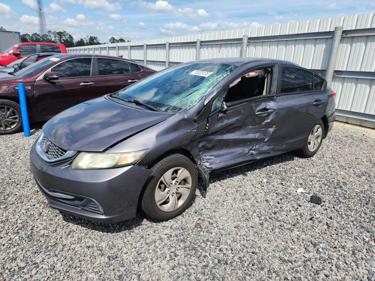 2014 HONDA CIVIC LX | 19XFB2F51EE079356 | UPCARS