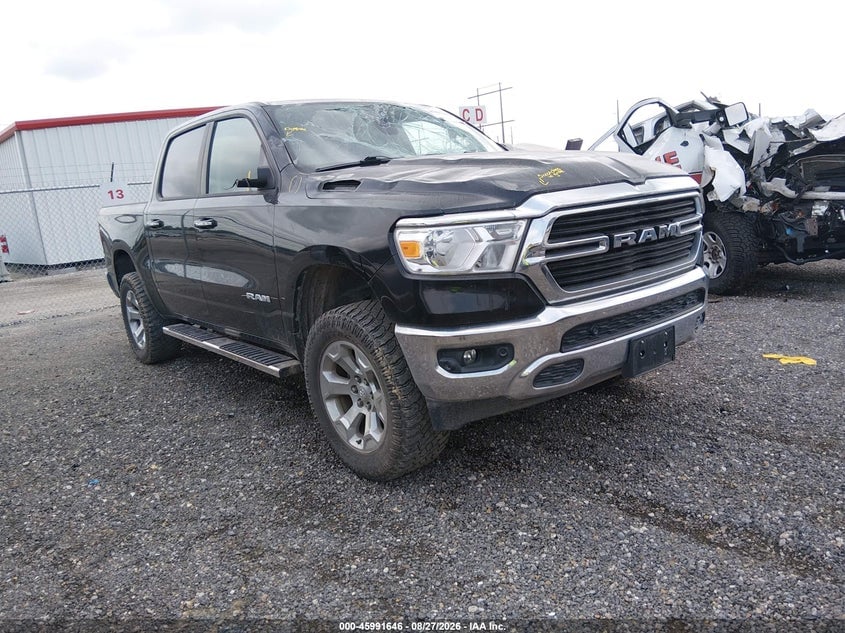 2019 RAM 1500 BIG HORN/LONE STAR  4X4 5'7 BOX | 1C6SRFFT2KN730606 | UPCARS