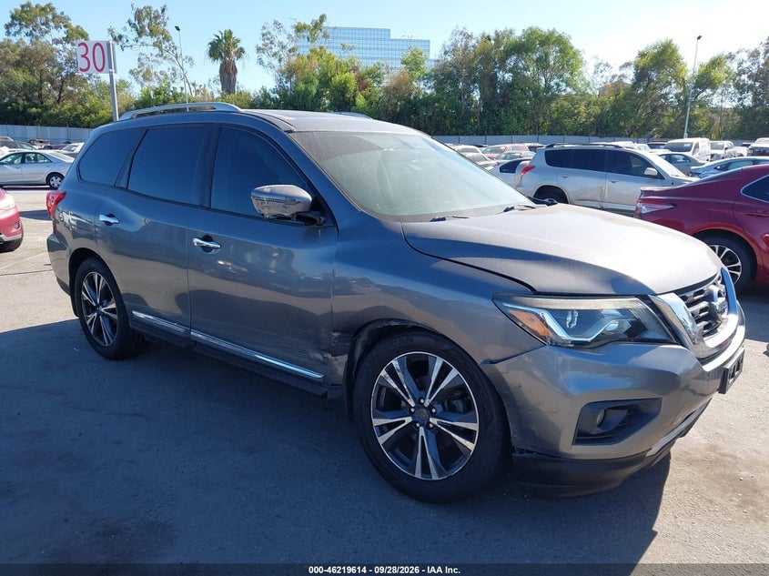2017 NISSAN PATHFINDER PLATINUM | 5N1DR2MN8HC619119 | UPCARS