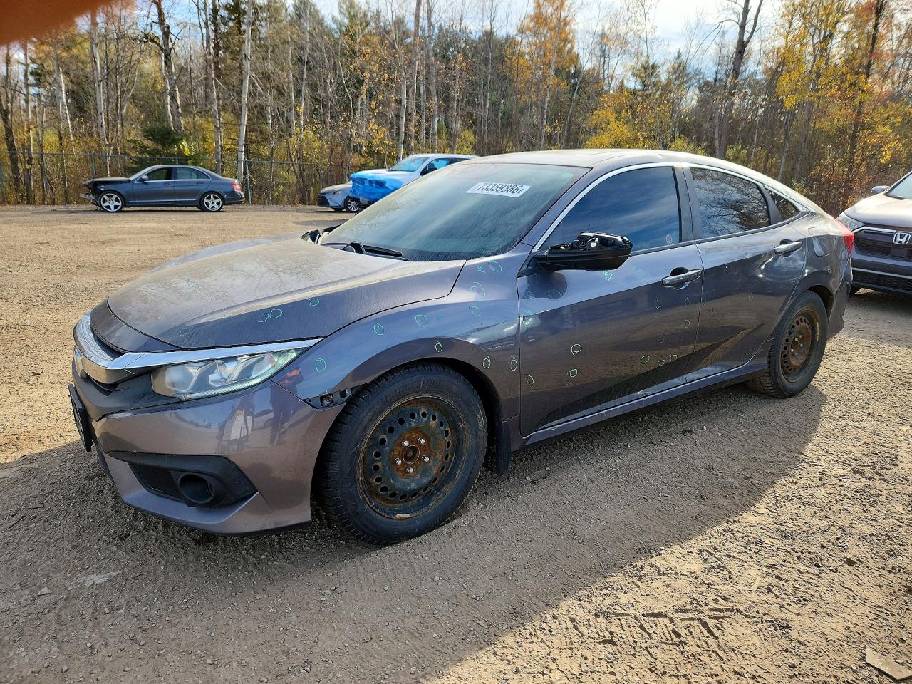 2018 HONDA CIVIC EX | 2HGFC2F87JH039032 | UPCARS