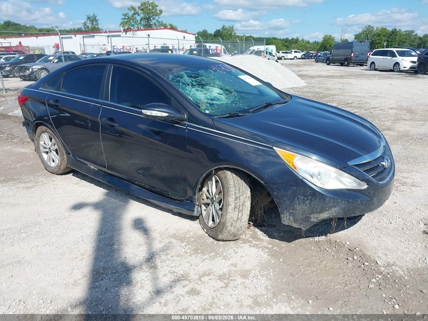 2014 HYUNDAI SONATA GLS | 5NPEB4ACXEH945449 | UPCARS
