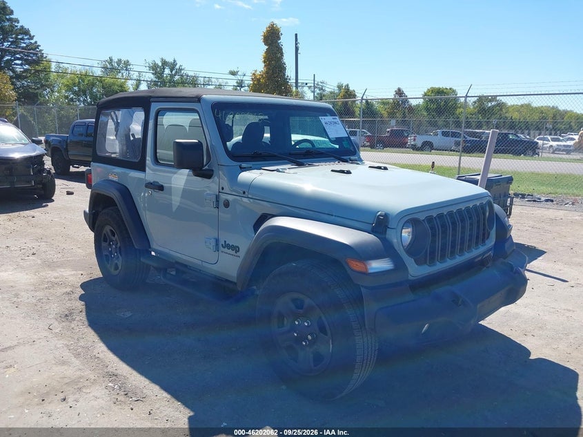 2024 JEEP WRANGLER 2-DOOR SPORT 4X4 | 1C4PJXAG2RW342821 | UPCARS
