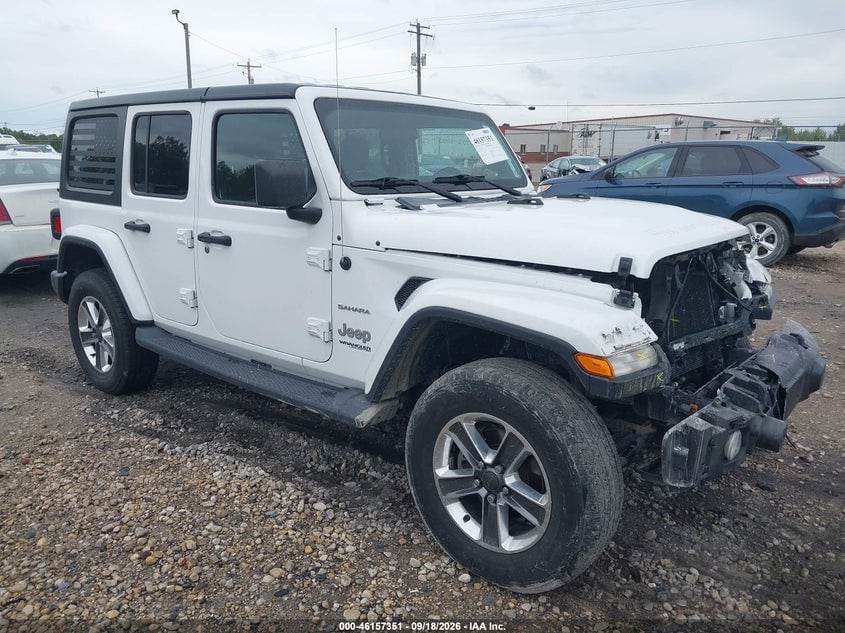 2019 JEEP WRANGLER UNLIMITED SAHARA 4X4 | 1C4HJXEG9KW555818 | UPCARS