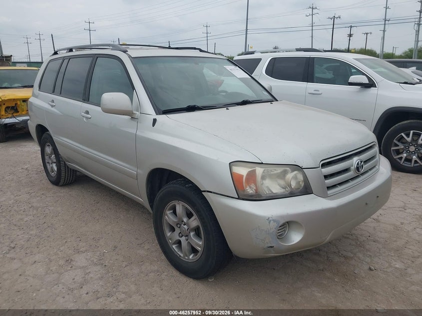 2006 TOYOTA HIGHLANDER | JTEGD21A960154488 | UPCARS