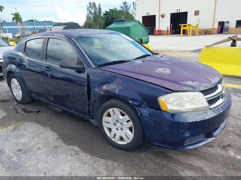 2014 DODGE AVENGER SE | 1C3CDZAB3EN107158 | UPCARS