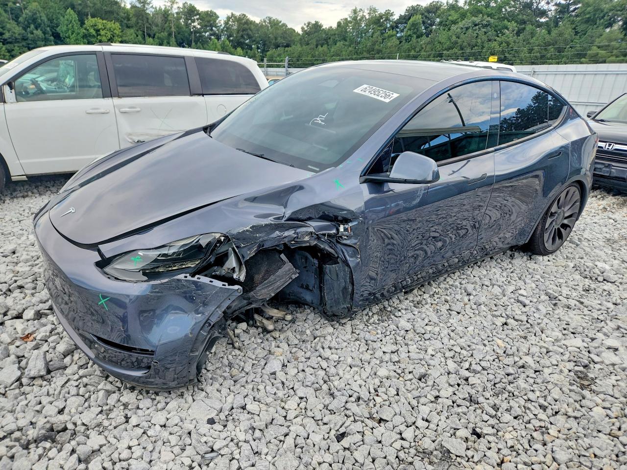 2022 TESLA MODEL Y | 7SAYGDEF4NF521611 | UPCARS