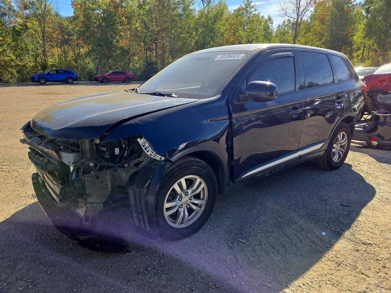 2018 MITSUBISHI OUTLANDER ES | JA4AZ2A35JZ607548 | UPCARS