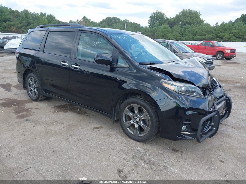 2019 TOYOTA SIENNA SE | 5TDEZ3DC9KS212025 | UPCARS