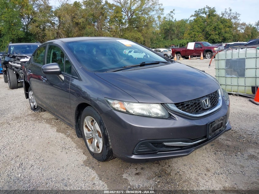 2014 HONDA CIVIC LX | 2HGFB2F57EH541571 | UPCARS