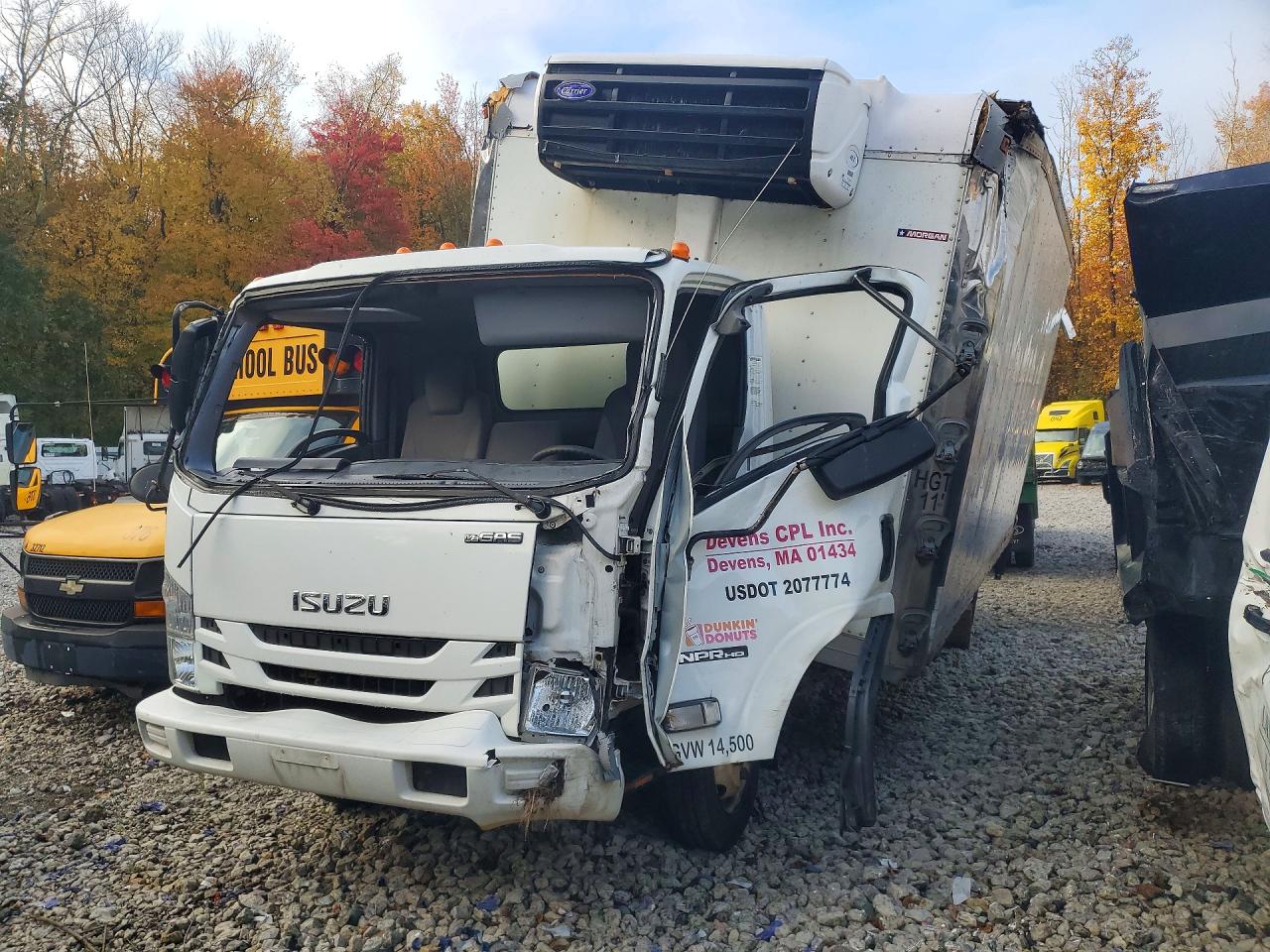 2018 ISUZU NPR - REFRIGERATED BOX TRUCK | 54DC4W1BXJS803873 | UPCARS
