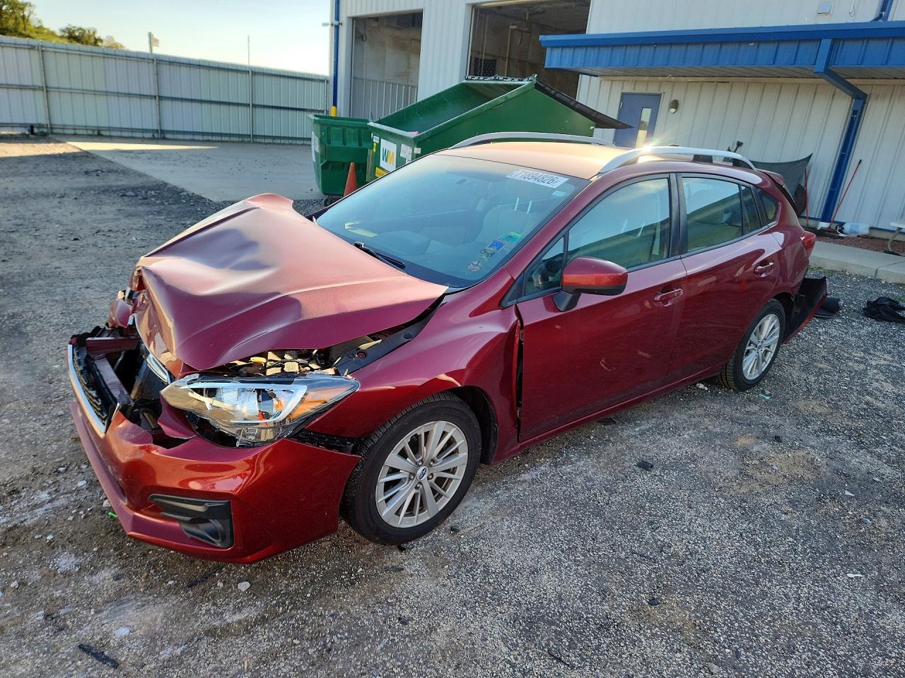 2017 SUBARU IMPREZA PREMIUM | 4S3GTAB63H3707505 | UPCARS