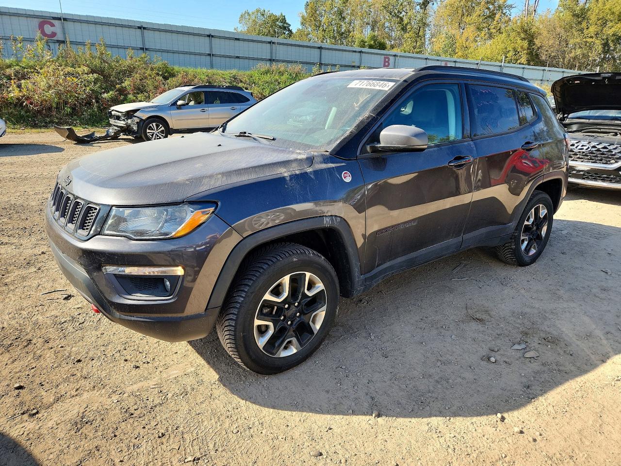 2018 JEEP COMPASS TRAILHAWK | 3C4NJDDB6JT198688 | UPCARS