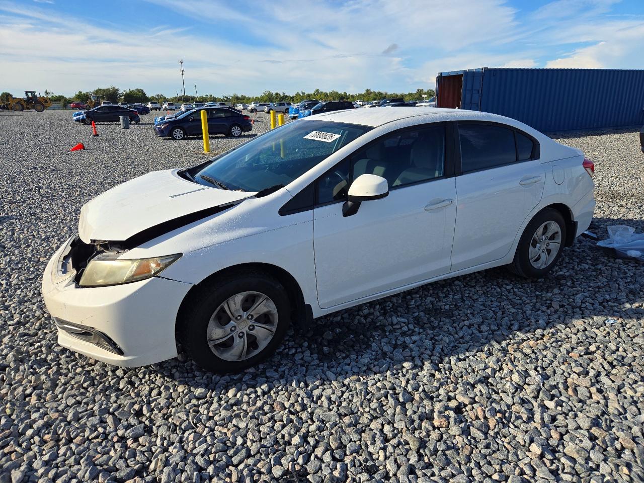 2013 HONDA CIVIC LX | 19XFB2F55DE040266 | UPCARS