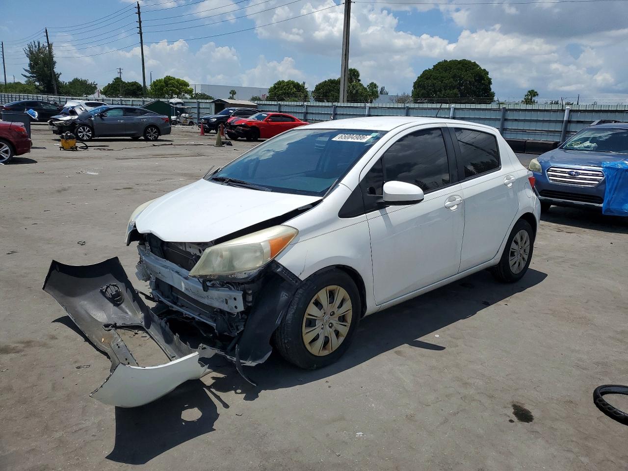 2013 TOYOTA YARIS 5-DOOR LE | JTDKTUD30DD567478 | UPCARS