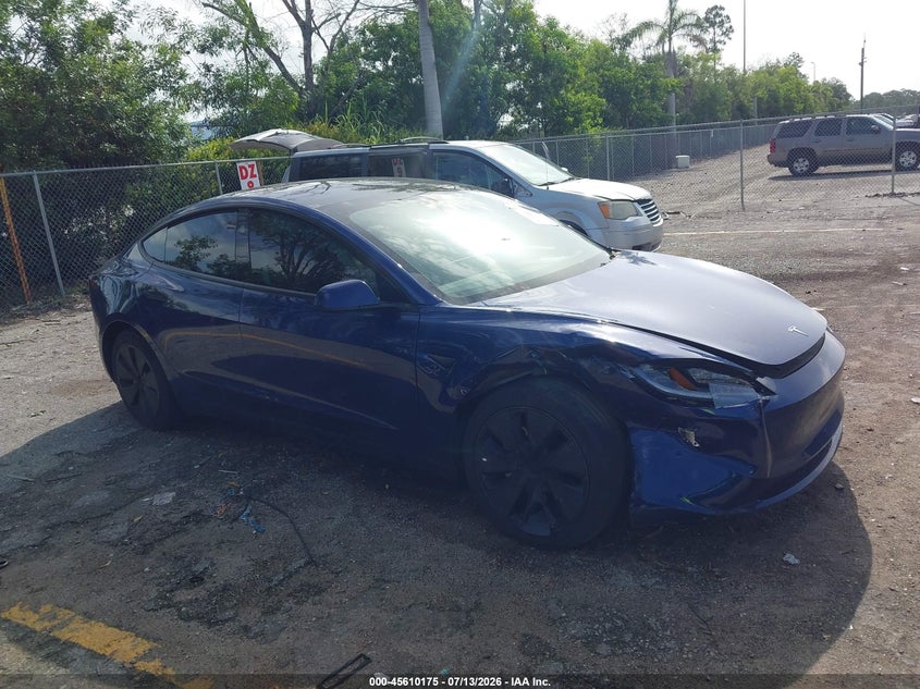2025 TESLA MODEL 3 LONG RANGE REAR-WHEEL DRIVE/STANDARD REAR-WHEEL DRIVE | 5YJ3E1EA7SF010213 | UPCARS