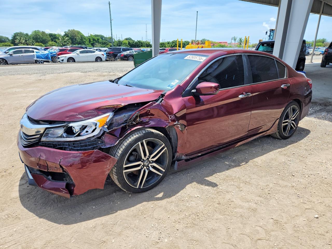 2017 HONDA ACCORD SPORT | 1HGCR2F56HA241506 | UPCARS