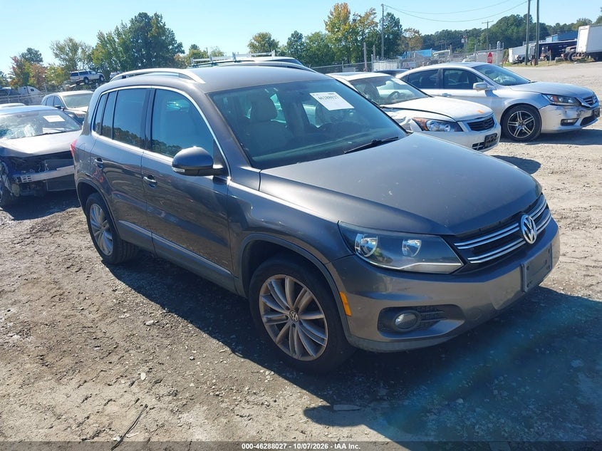2012 VOLKSWAGEN TIGUAN SE | WVGAV7AX4CW005838 | UPCARS