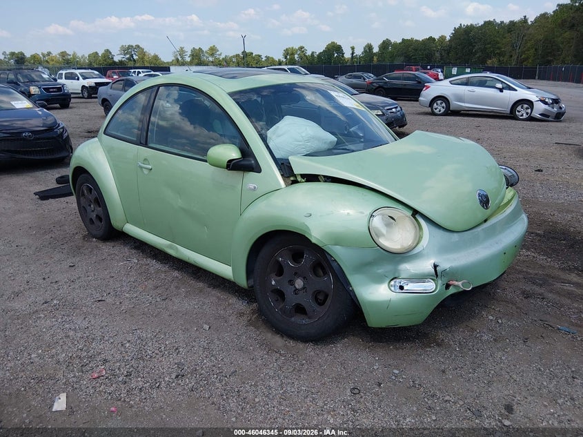 2002 VOLKSWAGEN NEW BEETLE GLS | 3VWCK21C02M436078 | UPCARS